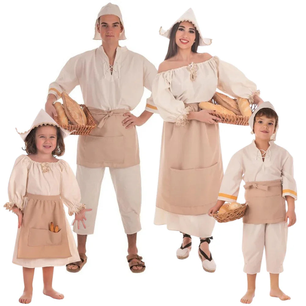 Disfraces para Grupo de Molineros Medievales Medievales Disfraces Simon