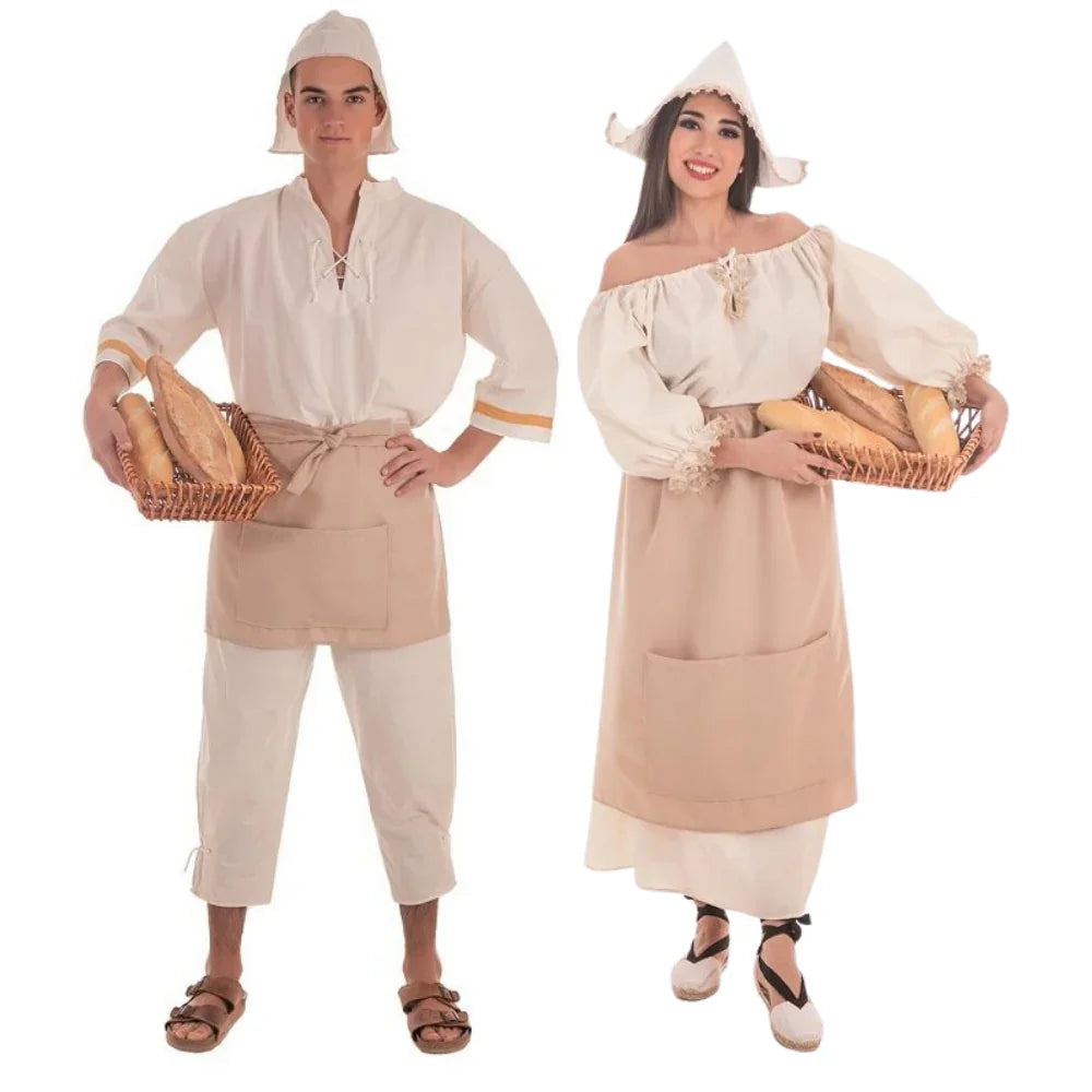 Disfraces en Pareja de Molineros Medievales Medieval Disfraces Simon