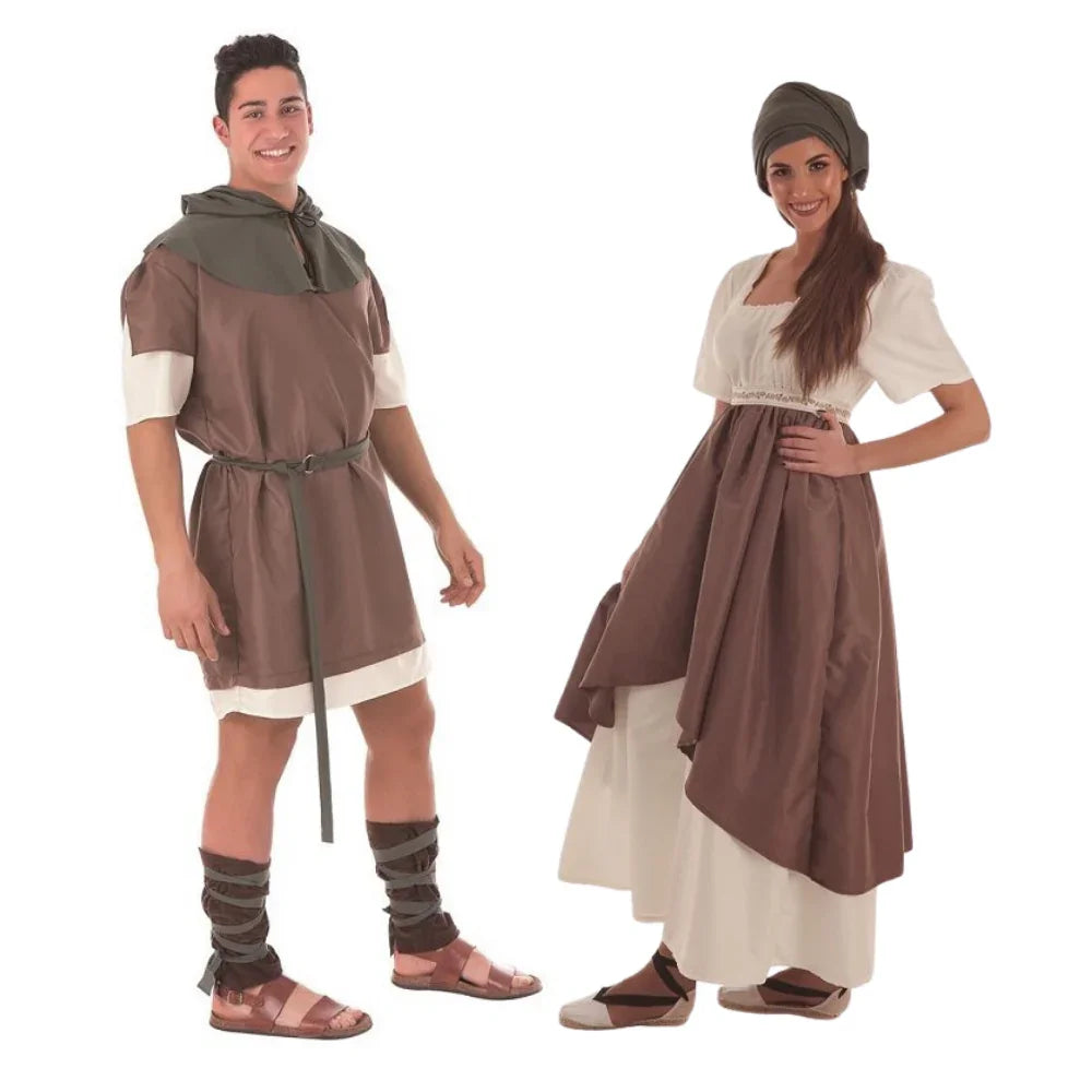 Disfraces en Pareja de Artesanos Medievales Medieval Disfraces Simon