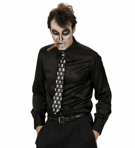 Corbata de calaveras COMPLEMENTOS Widmann