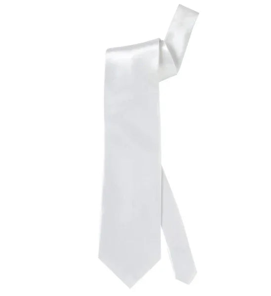 Corbata de Raso Blanca Corbatas, Pajaritas y Tirantes Widmann