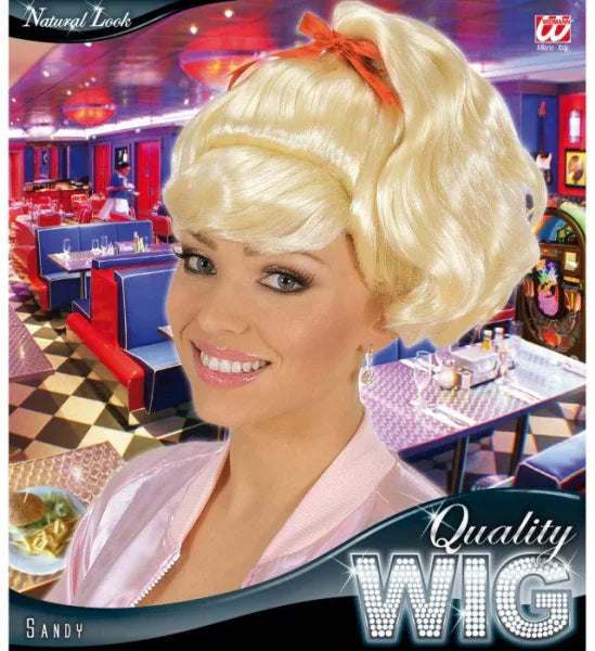 Peluca Rubia de Sandy de Grease COMPLEMENTOS Widmann