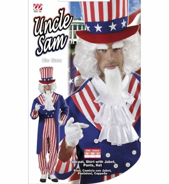 Disfraz de Tío Sam Americano para Hombre Adultos Widmann