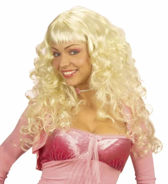 Peluca Rubia con Rizos COMPLEMENTOS Widmann