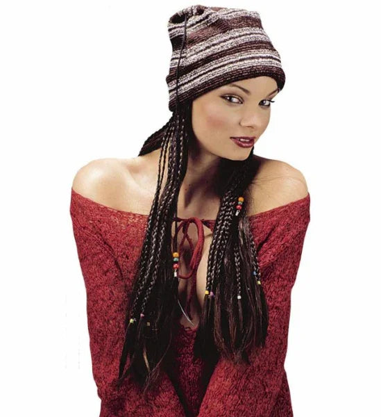 Gorro con Trenzas o Pelo COMPLEMENTOS Widmann