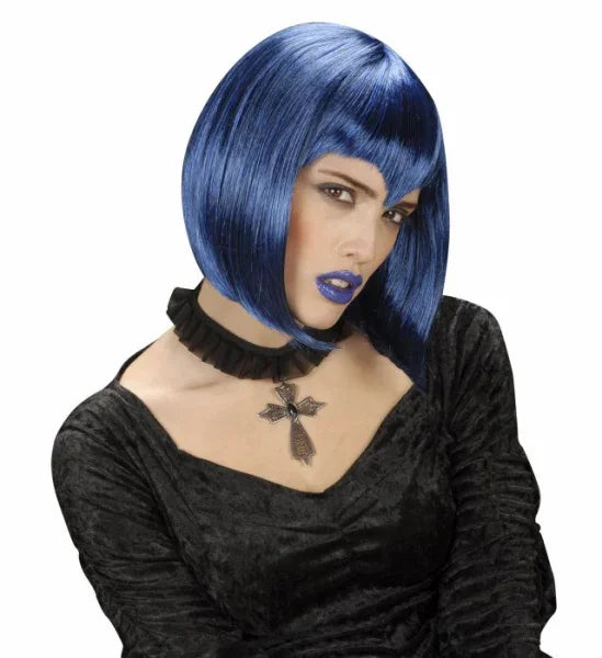 Collar Negro con Cruz Metálica COMPLEMENTOS Widmann