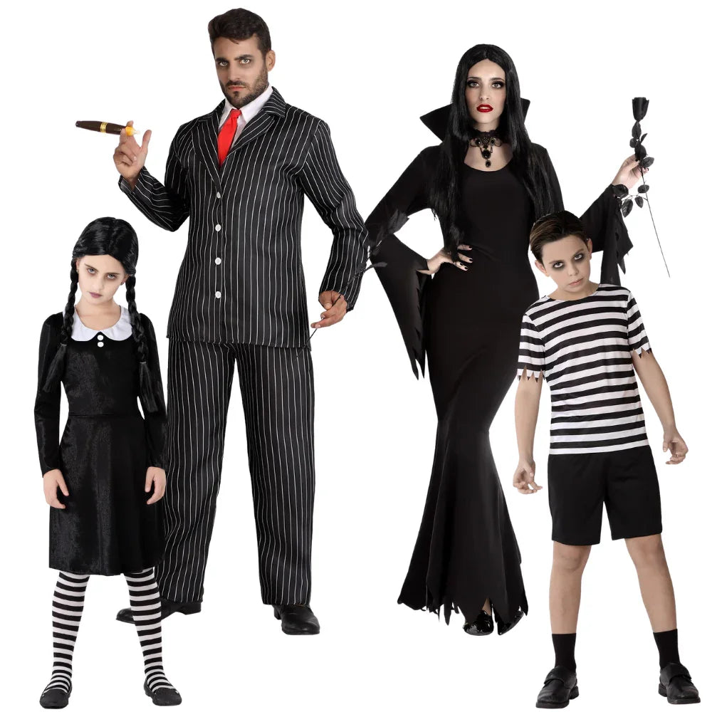Disfraces para Grupo de La Familia Addams Familia Addams Disfraces Simon