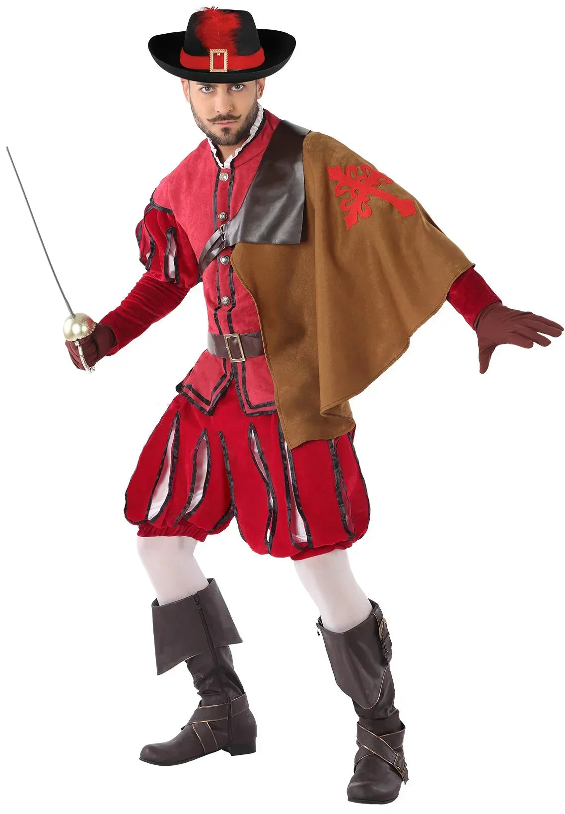 Disfraces en Pareja de Mosqueteros Rojos Mosqueteros Disfraces Simon