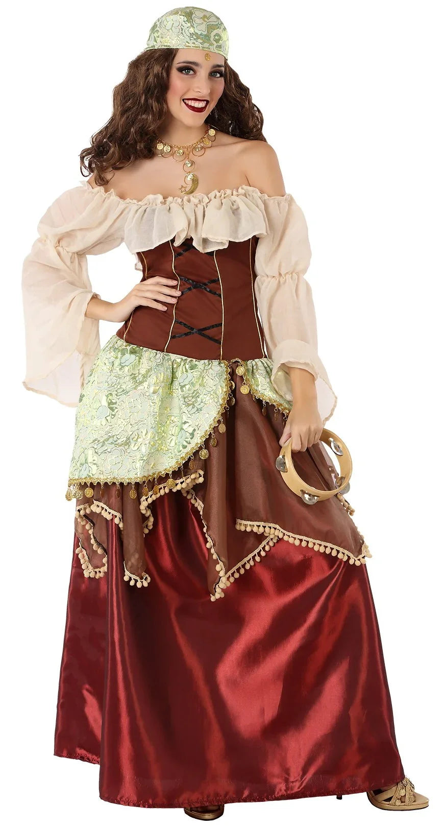 Disfraz de Gitana Medieval para Mujer Gitanas Atosa