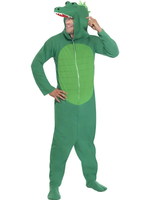 Disfraz de Cocodrilo Unisex para Adulto Cocodrilo Smiffys