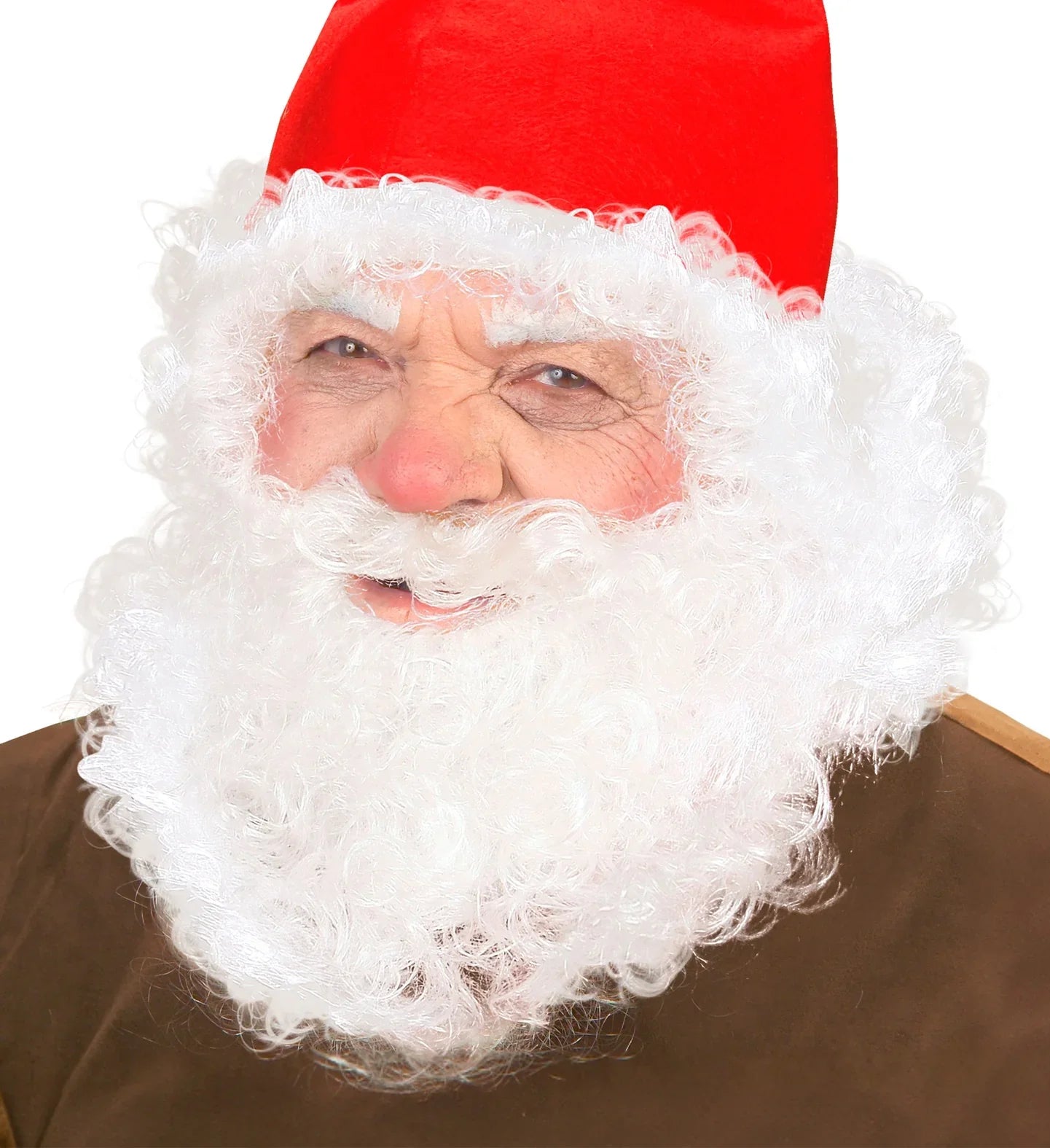 Peluca Blanca Rizosa con Barba COMPLEMENTOS Widmann