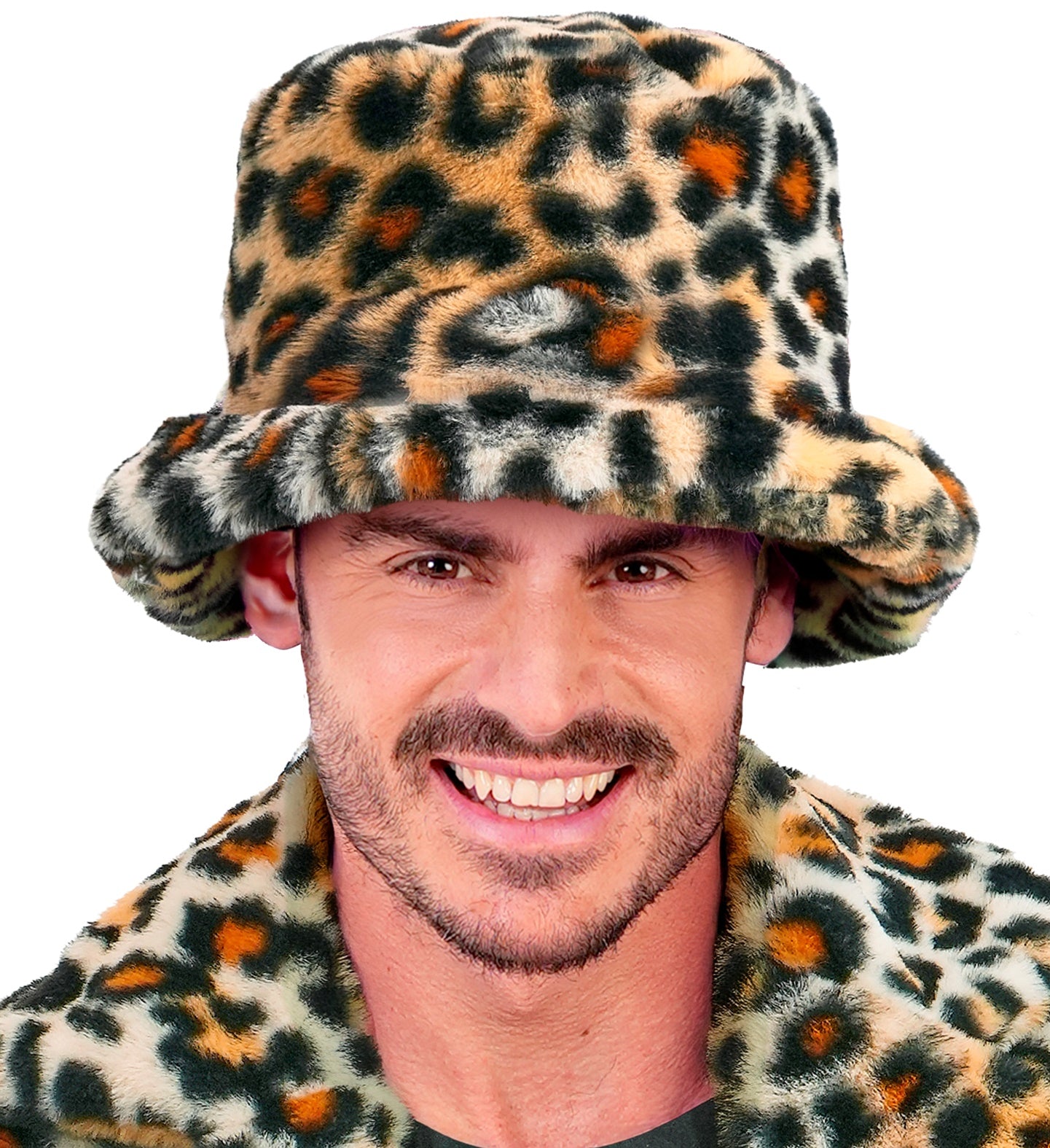 Gorro Pescador de Peluche con Estampado de Leopardo Sombreros y Gorros Widmann
