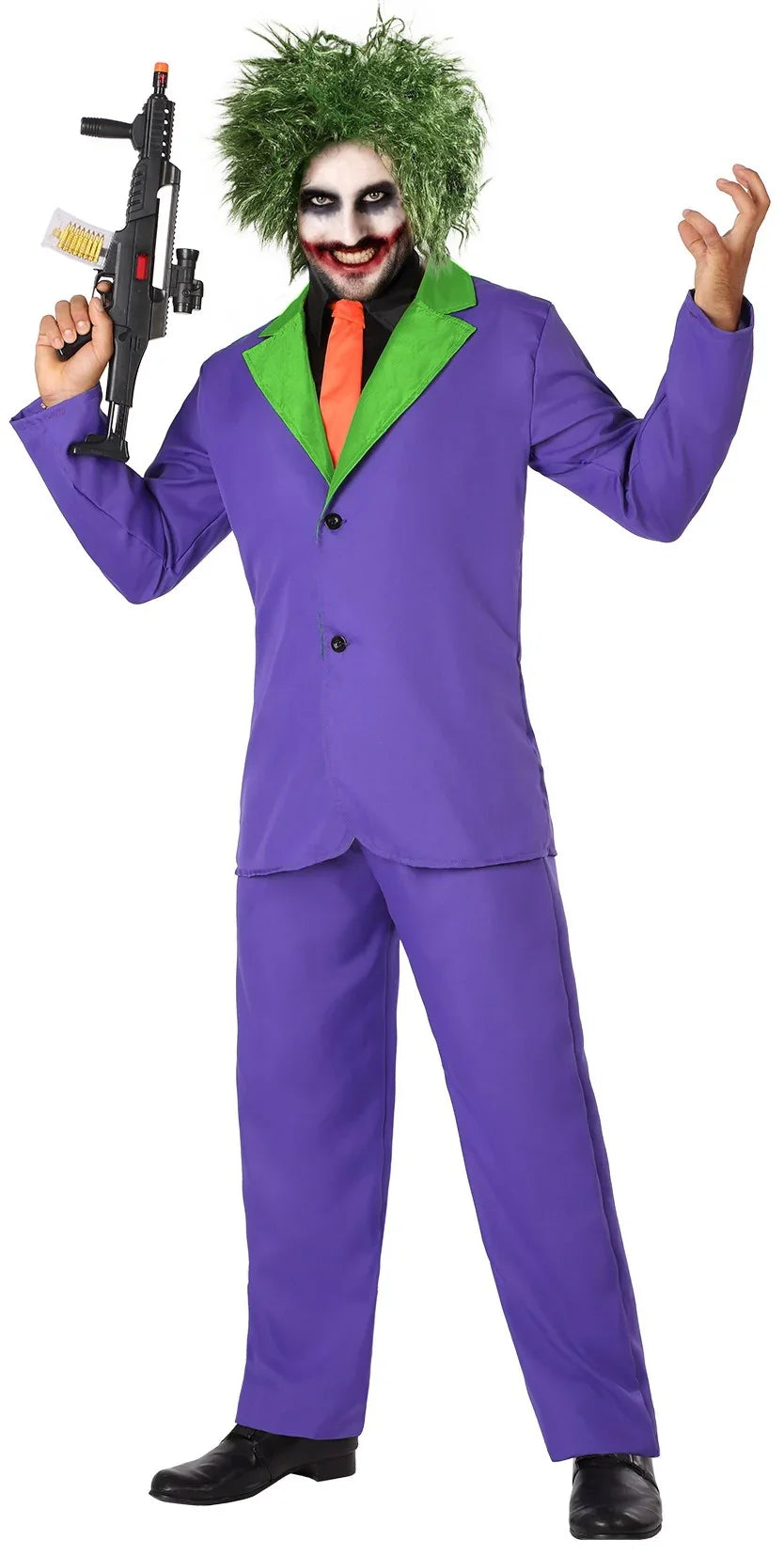 Disfraces para Grupo de Joker Morado y Harley Roja Superhéroe Disfraces Simon