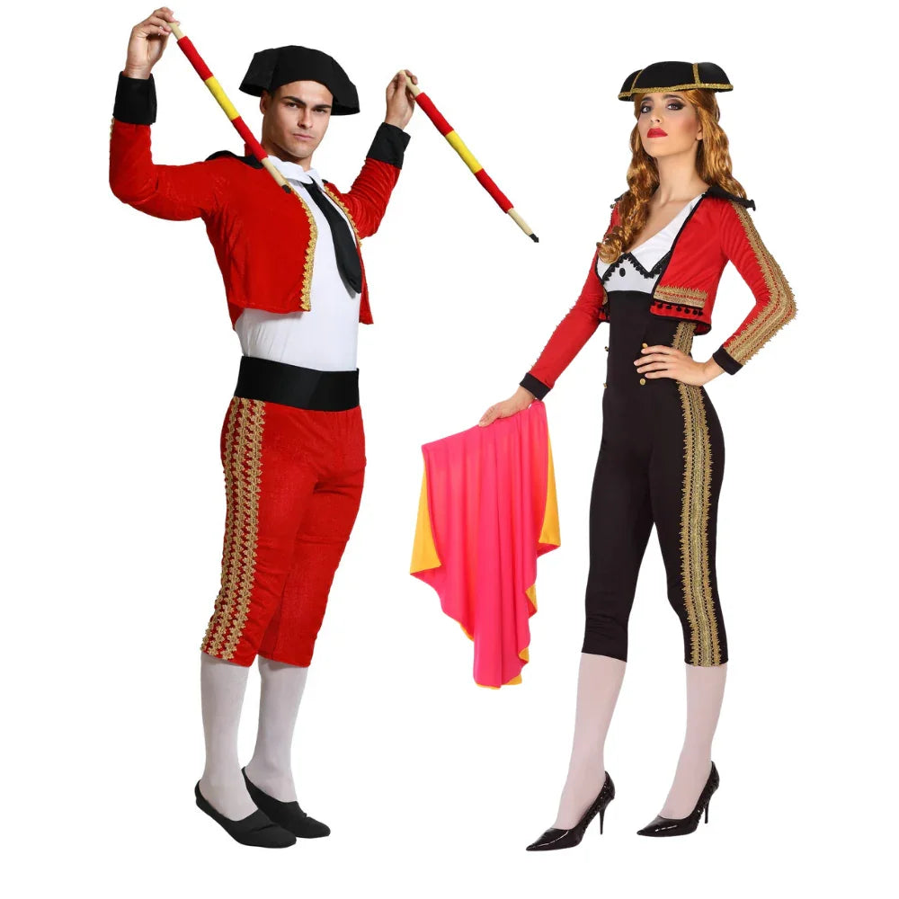 Disfraces en Pareja de Torera y Banderillero Toreros Disfraces Simon
