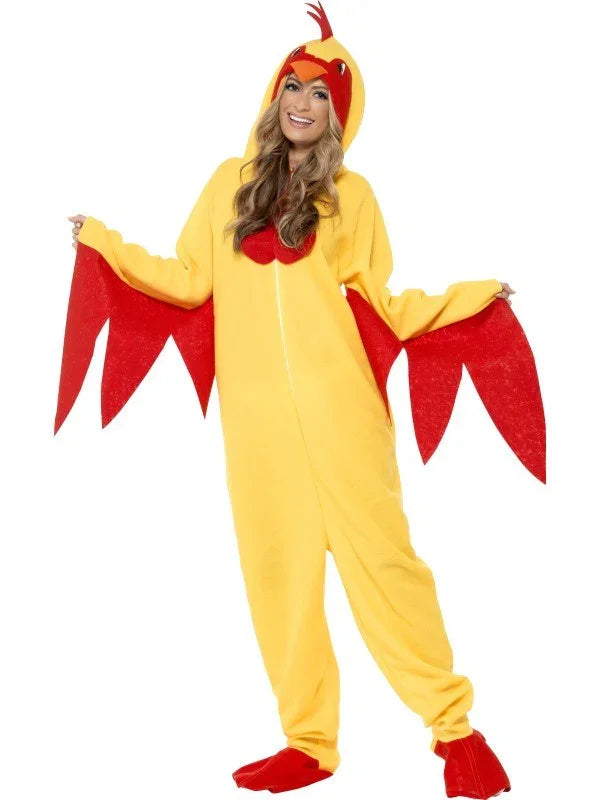 Disfraz de Pollo Amarillo Unisex para Adulto Adultos Smiffys