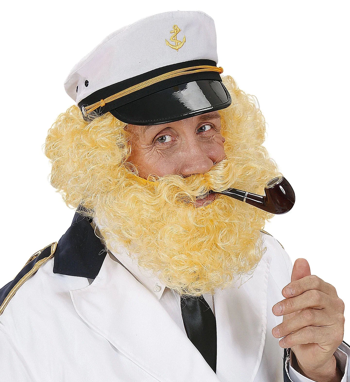 Peluca Rubia Rizosa con Barba COMPLEMENTOS Widmann