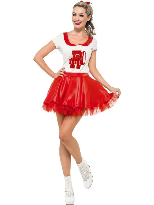 Disfraz de Cheerleader Grease para Mujer Grease y Años 40 - 50 Smiffys