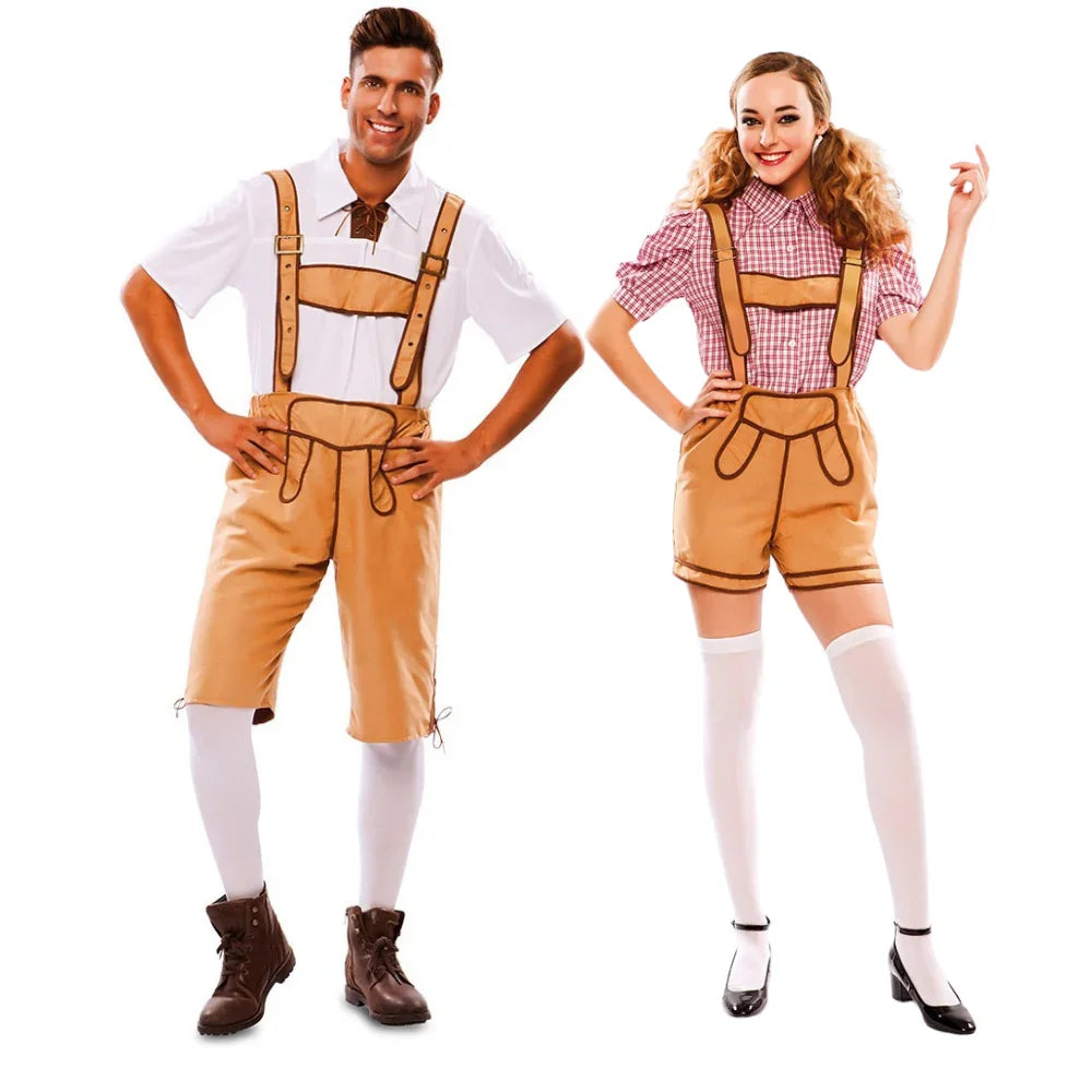 Disfraces en Pareja de Tiroleses Marrones Tiroleses Oktoberfest Disfraces Simon