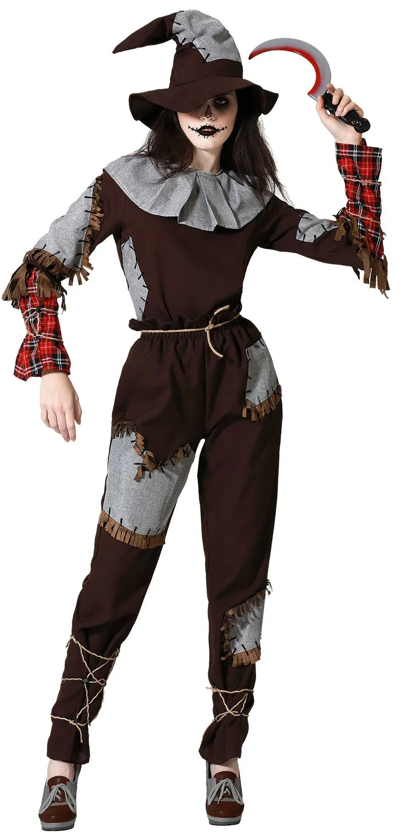 Disfraces en Pareja de Espantapájaros Siniestros Espantapájaros Disfraces Simon