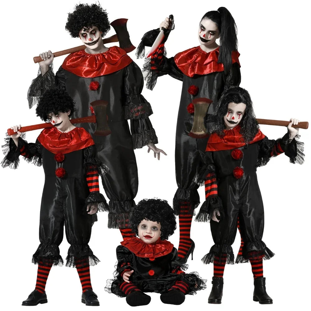 Disfraces para Grupo de Payasos Asesinos Negros Payasos Asesinos Disfraces Simon