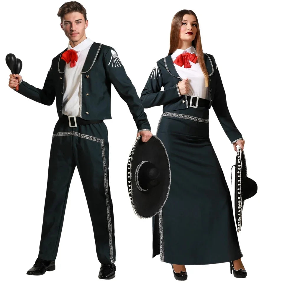Disfraces en Pareja de Cantantes Mariachis Mexicanos Mariachi Disfraces Simon