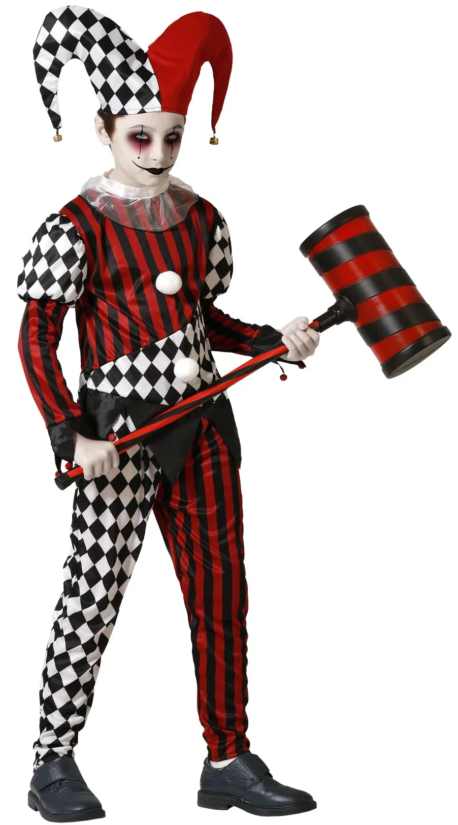 Déguisements pour un groupe d'arlequins diaboliques