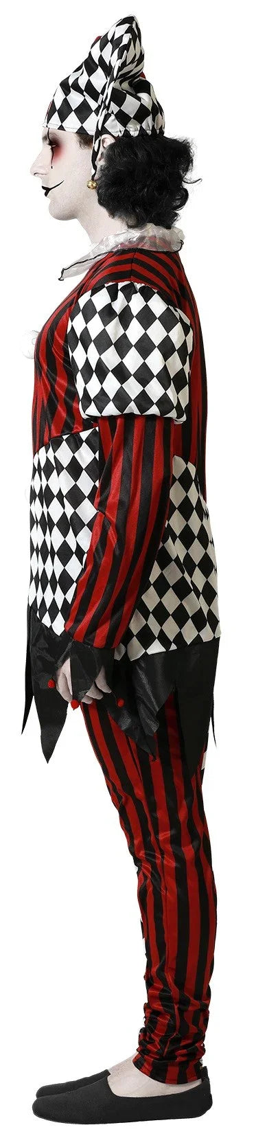 Disfraz de Arlequín Demoníaco para Hombre Payasos Asesinos Atosa