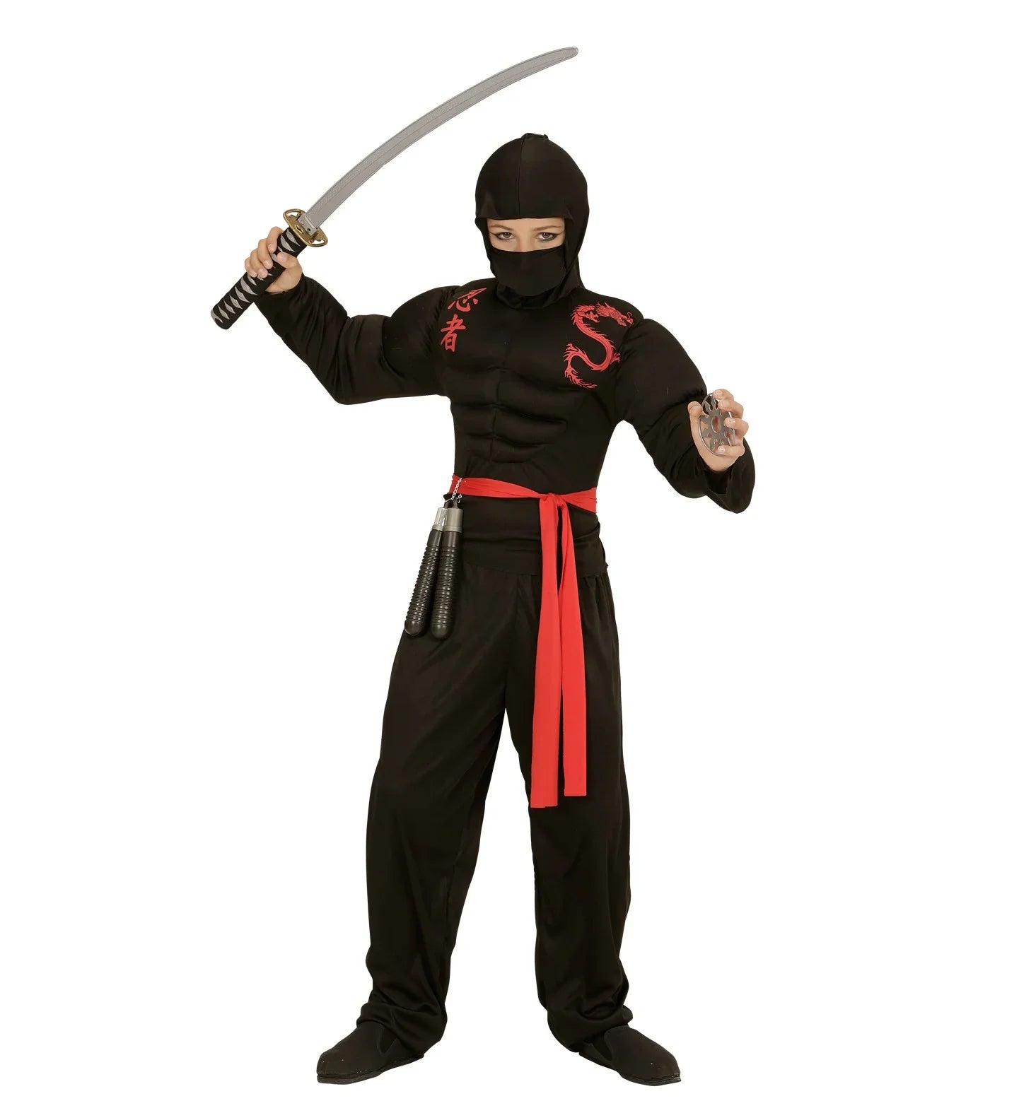 Disfraz de Ninja Musculoso Infantil INFANTILES Widmann