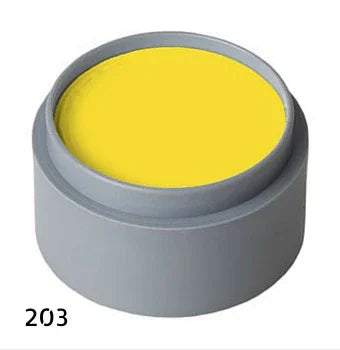 Maquillaje al Agua Profesional Grimas Maquillajes y Pinturas Grimas 203 - Amarillo 15 ml