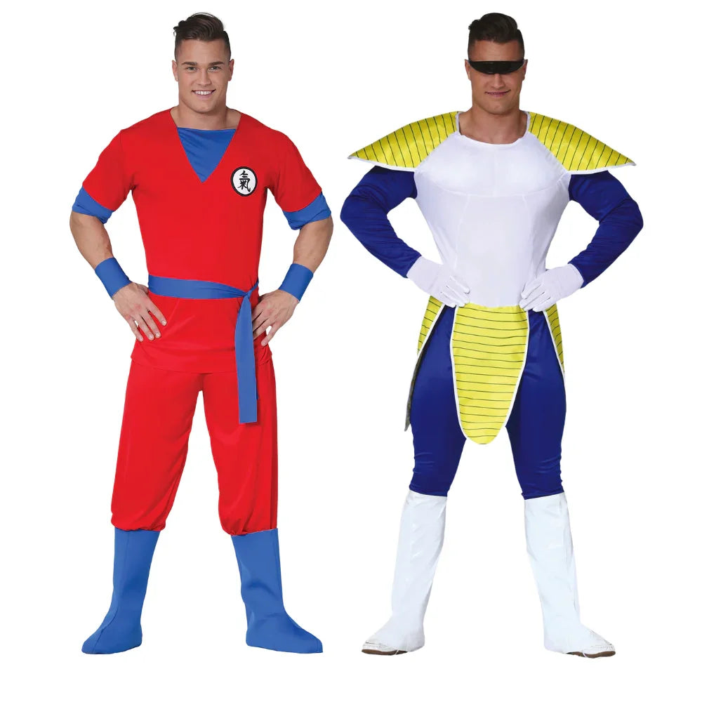 Disfraces en Pareja de Goku y Vegeta Dragon Ball Disfraces Simon