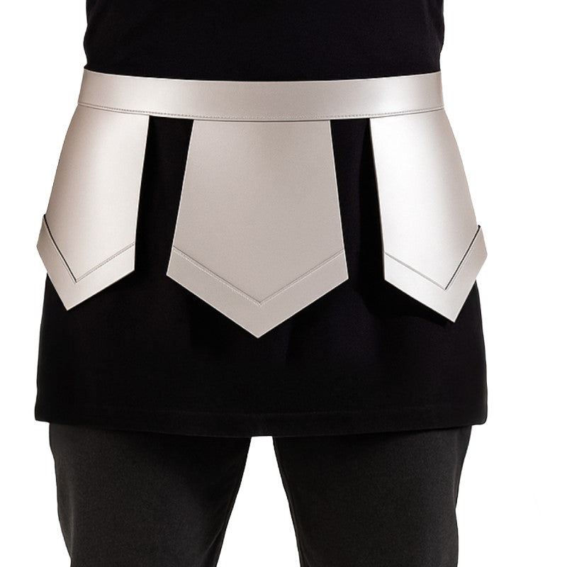 Falda de Armadura de Caballero Medieval Plateada