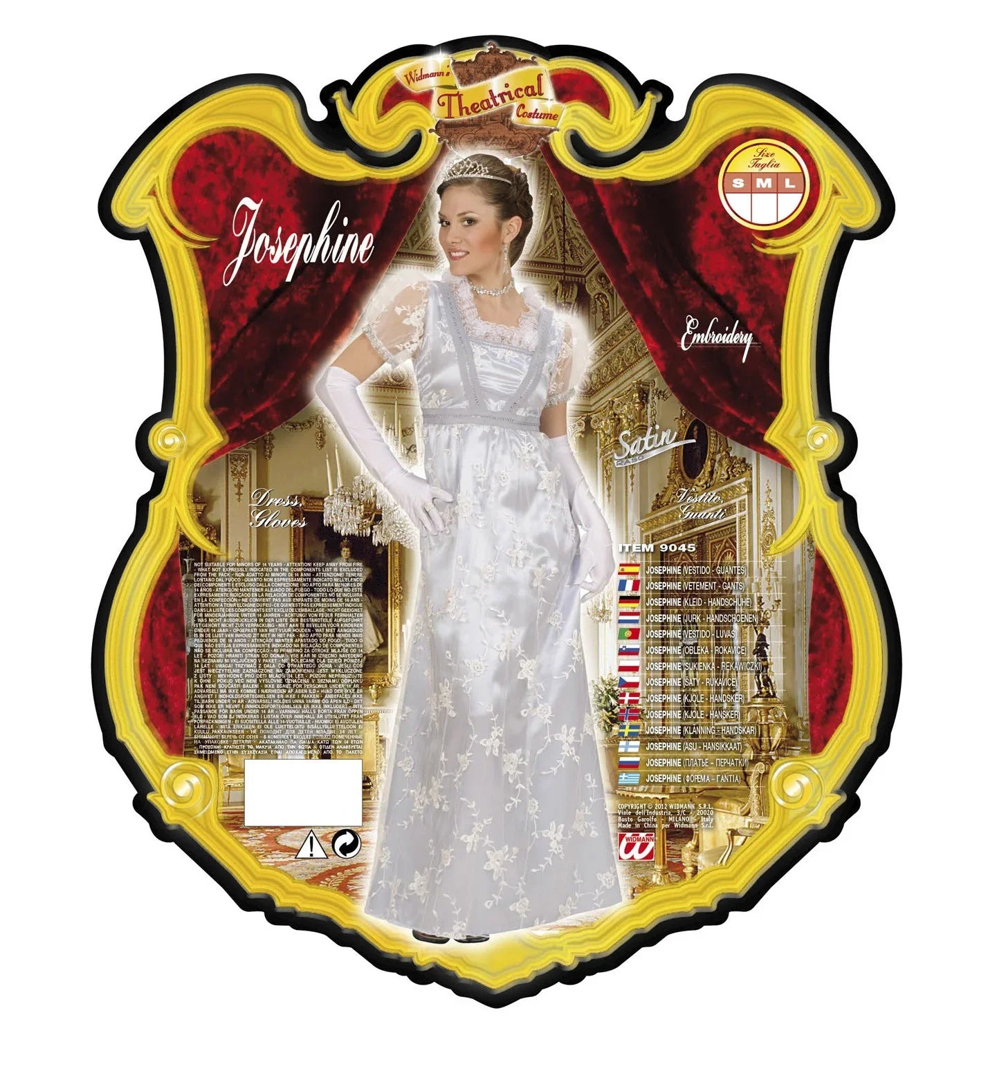 Disfraz de Princesa Premium para Mujer Dibujos Animados y Cuentos Widmann