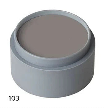 Maquillaje al Agua Profesional Grimas Maquillajes y Pinturas Grimas 103 - Gris Oscuro 15 ml
