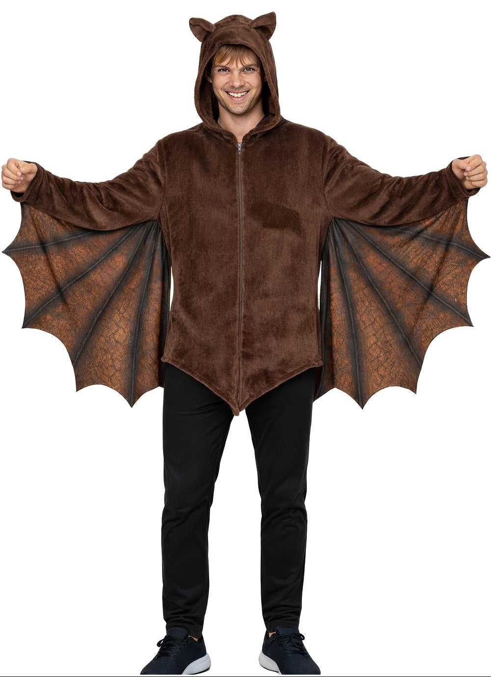 Déguisement de chauve-souris color marron pour homme