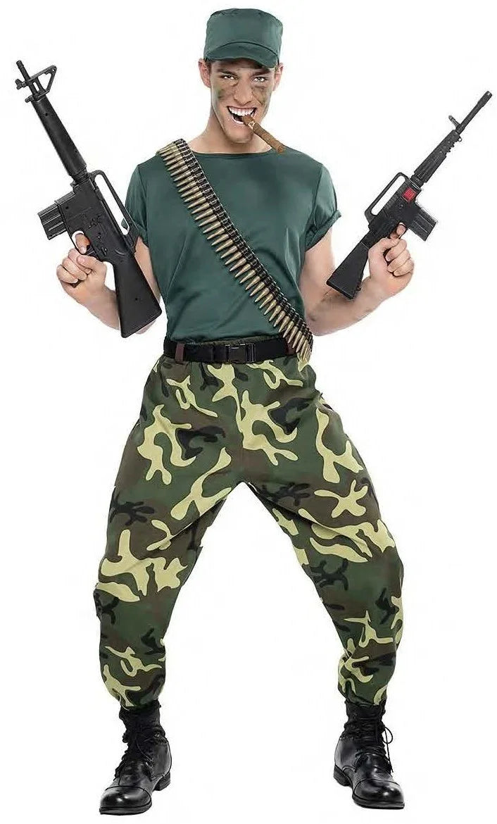 Disfraces en Pareja de Militares de Camuflaje Camuflaje Disfraces Simon