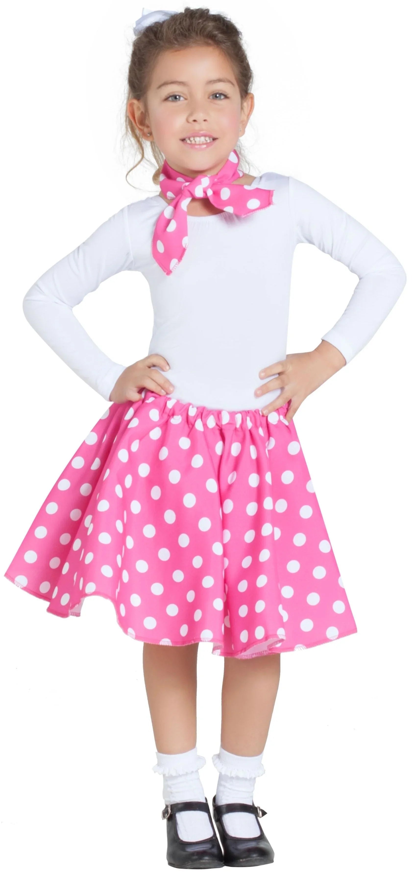 Disfraces para Grupo de Chica Años 50 con Lunares Grease - Años 40 y 50 Disfraces Simon