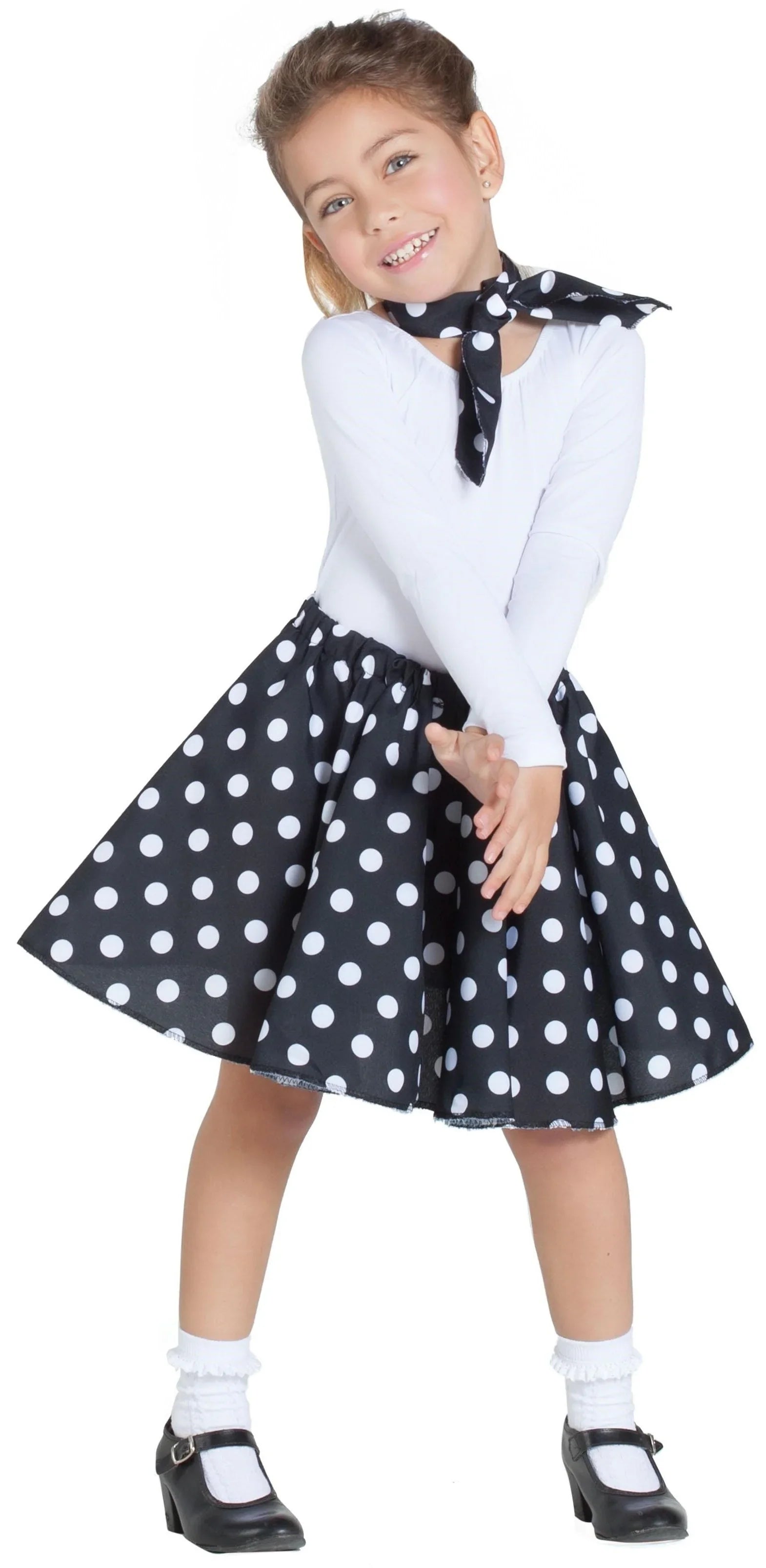 Disfraces para Grupo de Chica Años 50 con Lunares Grease - Años 40 y 50 Disfraces Simon