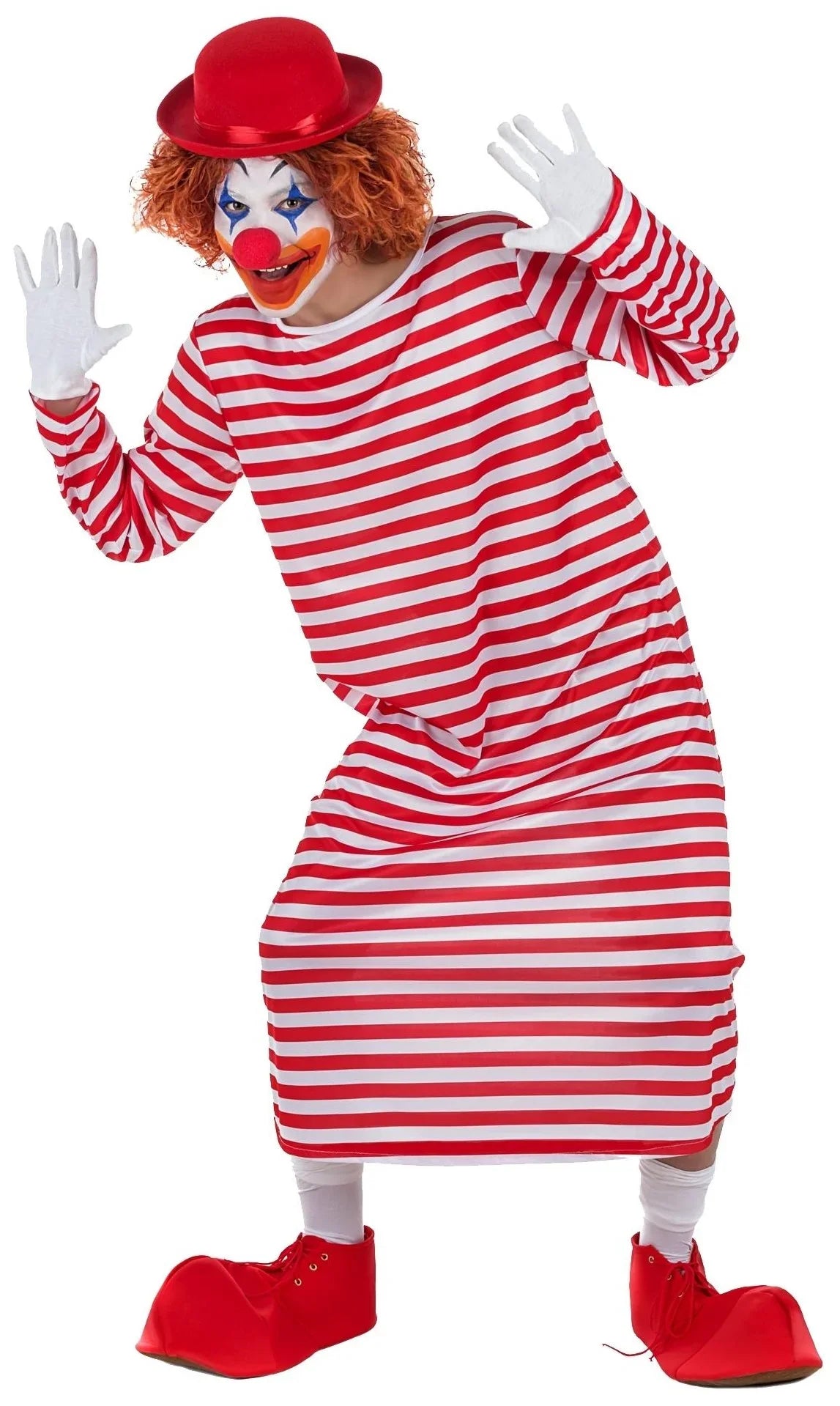 Disfraces para Grupo de Payaso con Camisón de Rayas Payaso Disfraces Simon