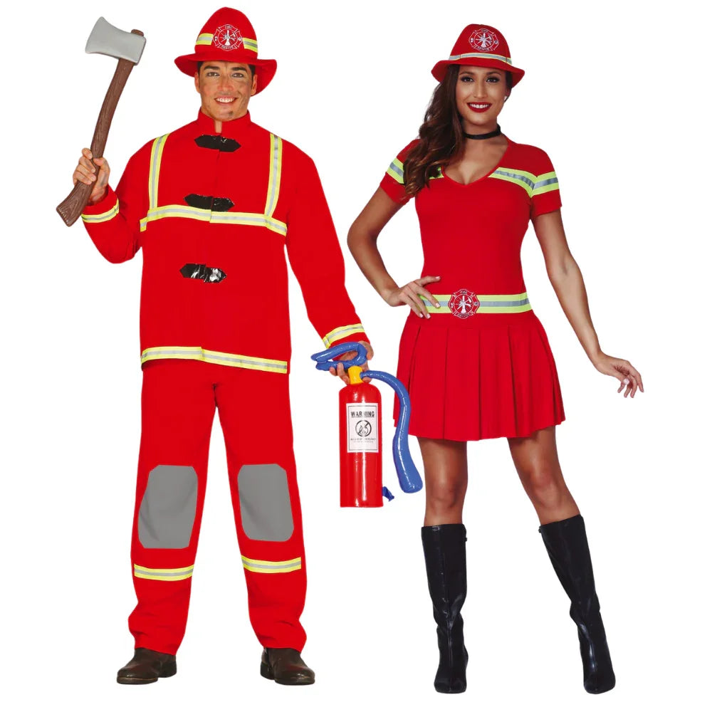 Disfraces en Pareja de Bomberos Bomberos Disfraces Simon