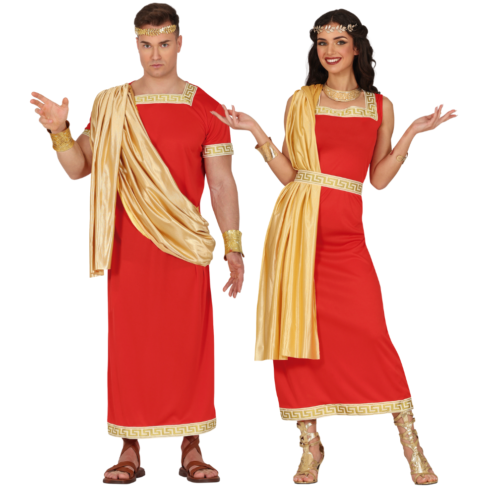 Déguisements de couples d'empereurs romains