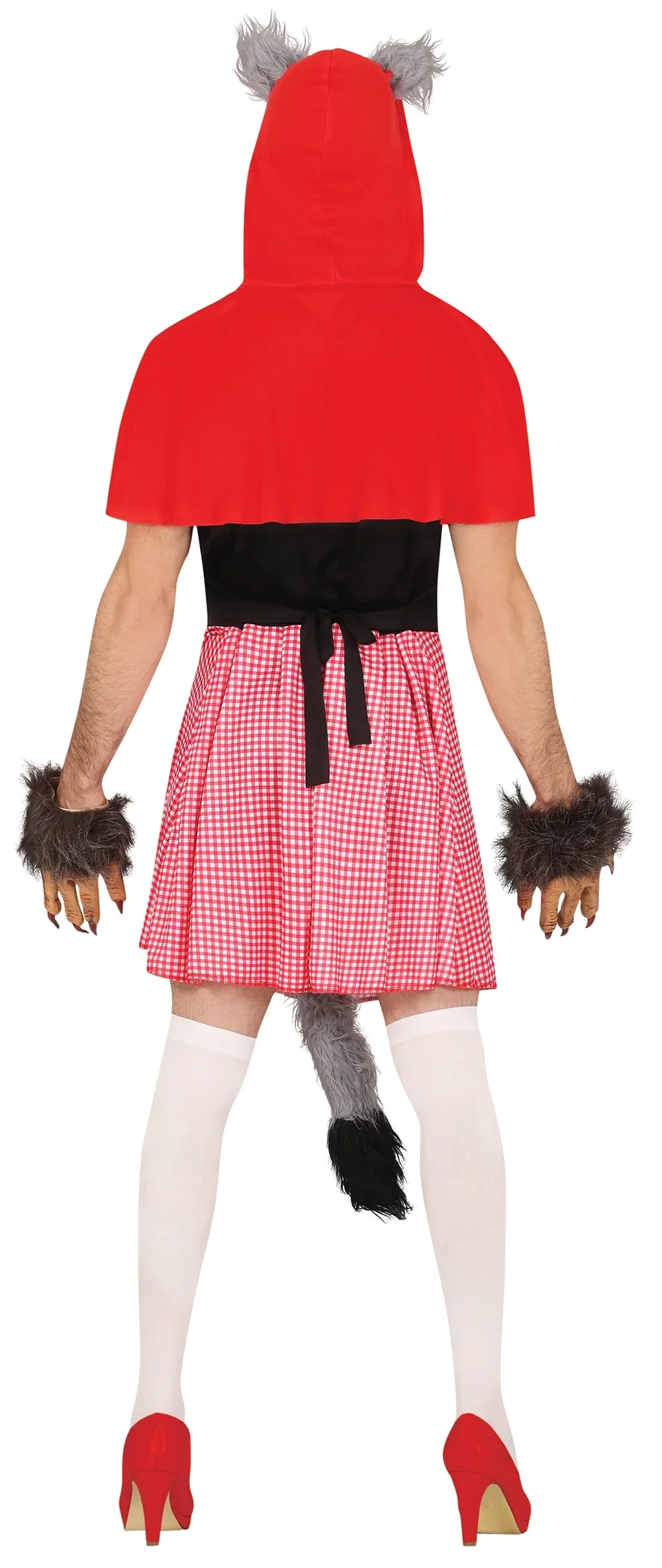Disfraz de Lobo Vestido de Caperucita para Hombre Caperucita Roja Guirca