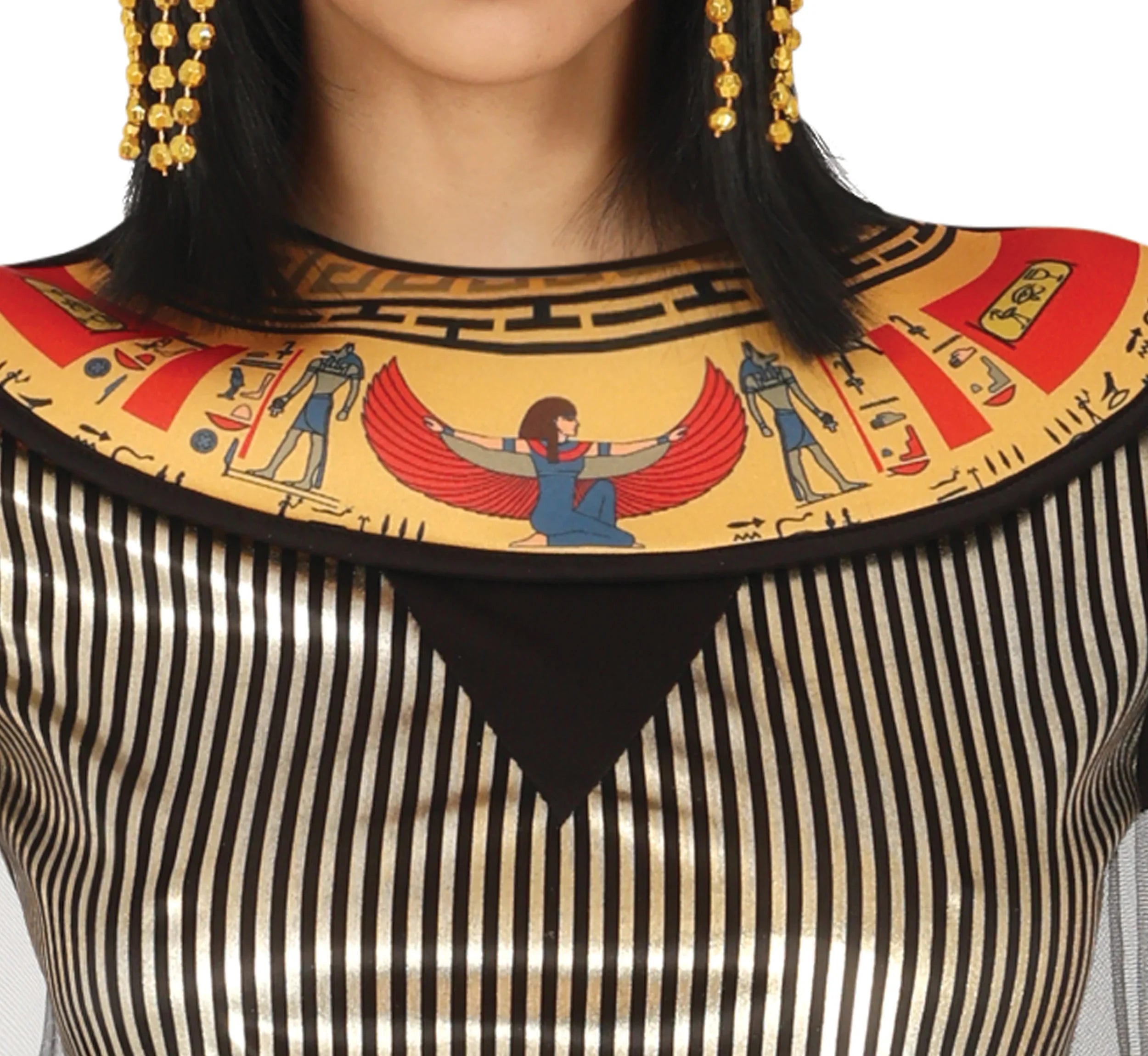 Disfraz de Faraona Nerfertiti Negro para Mujer Egipcios Guirca