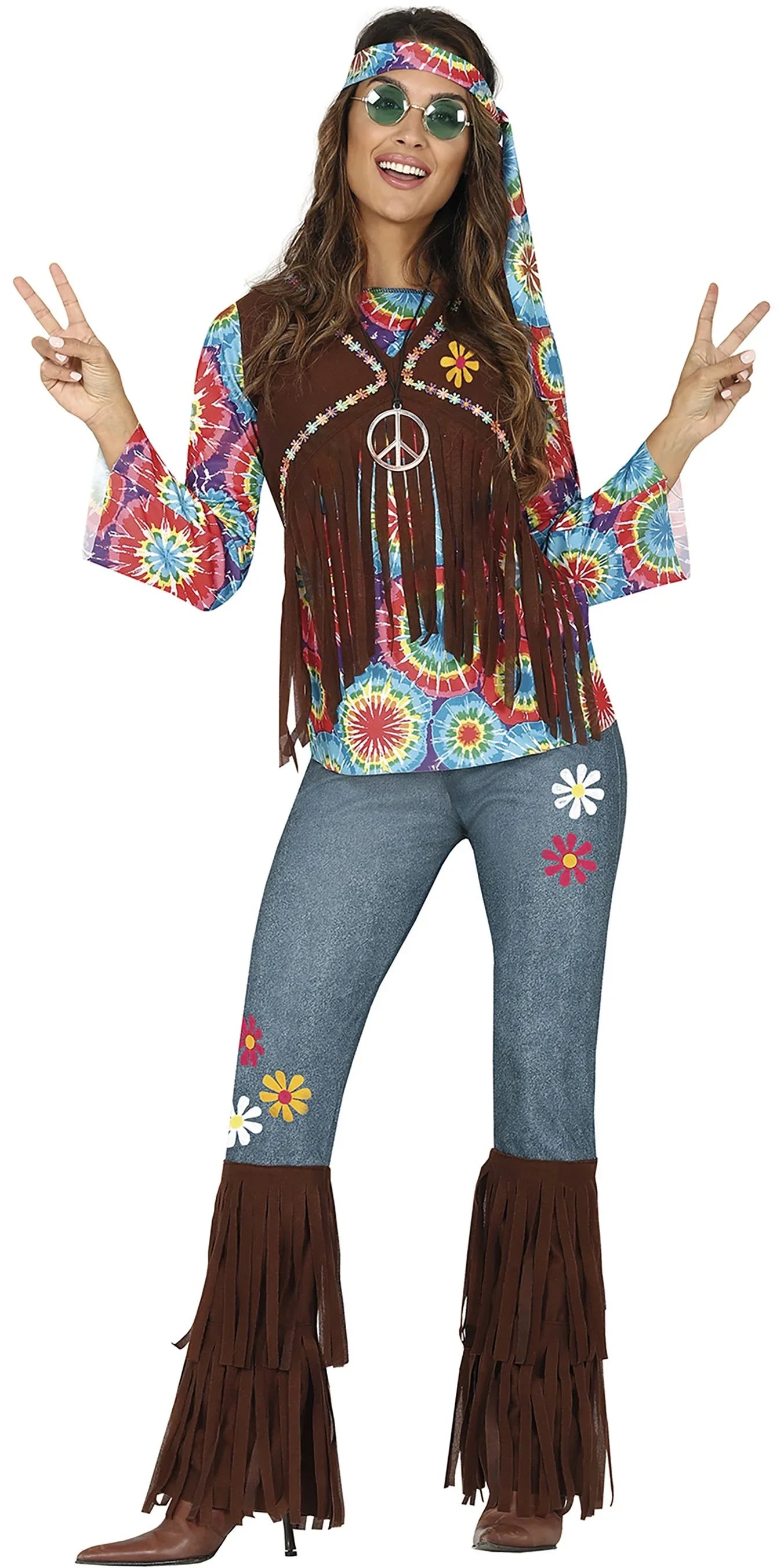Disfraces para Grupo de Hippies Floreados Hippie Disfraces Simon