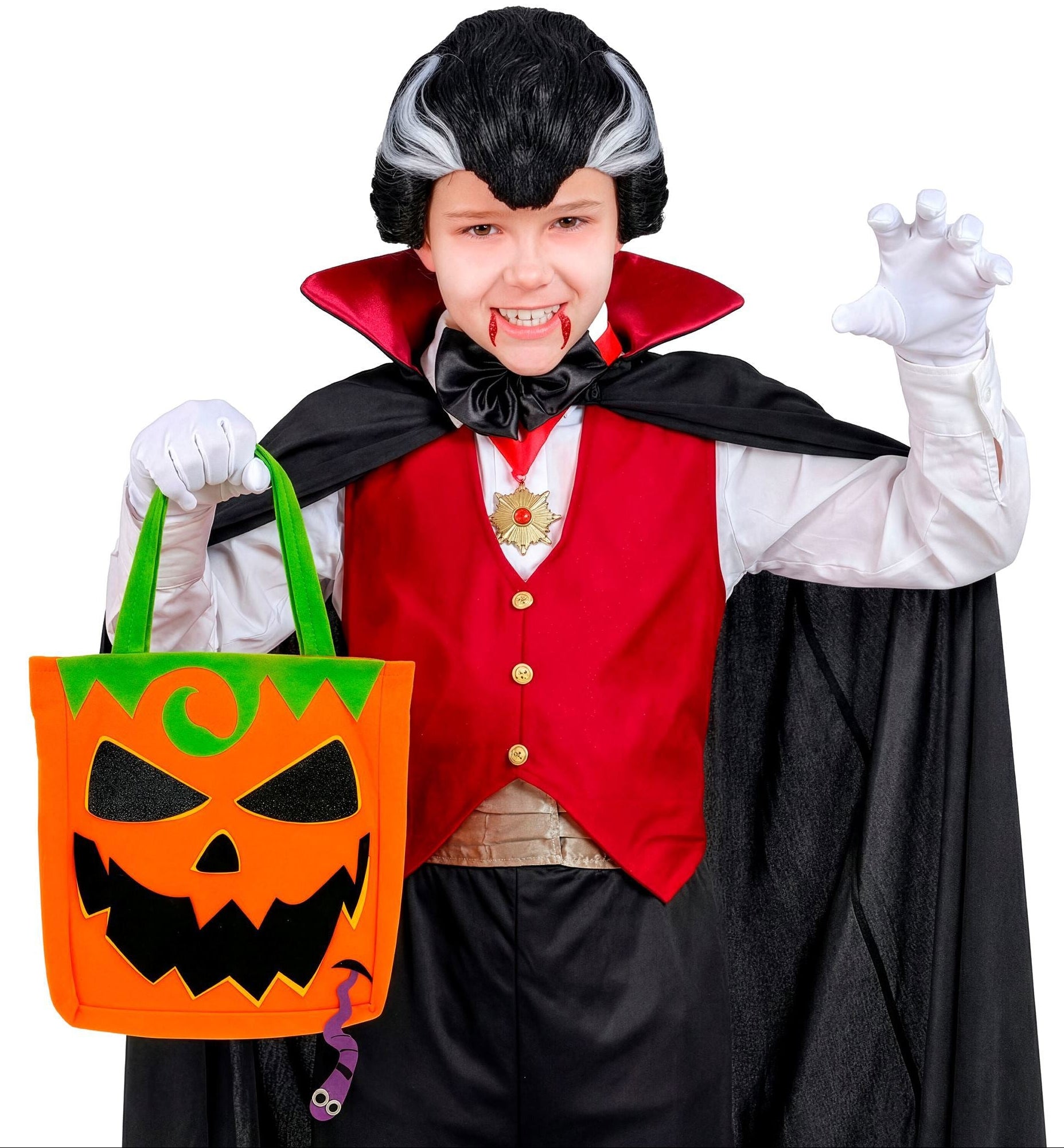 Sac Halloween "Trick or Treat" Citrouille Enfant