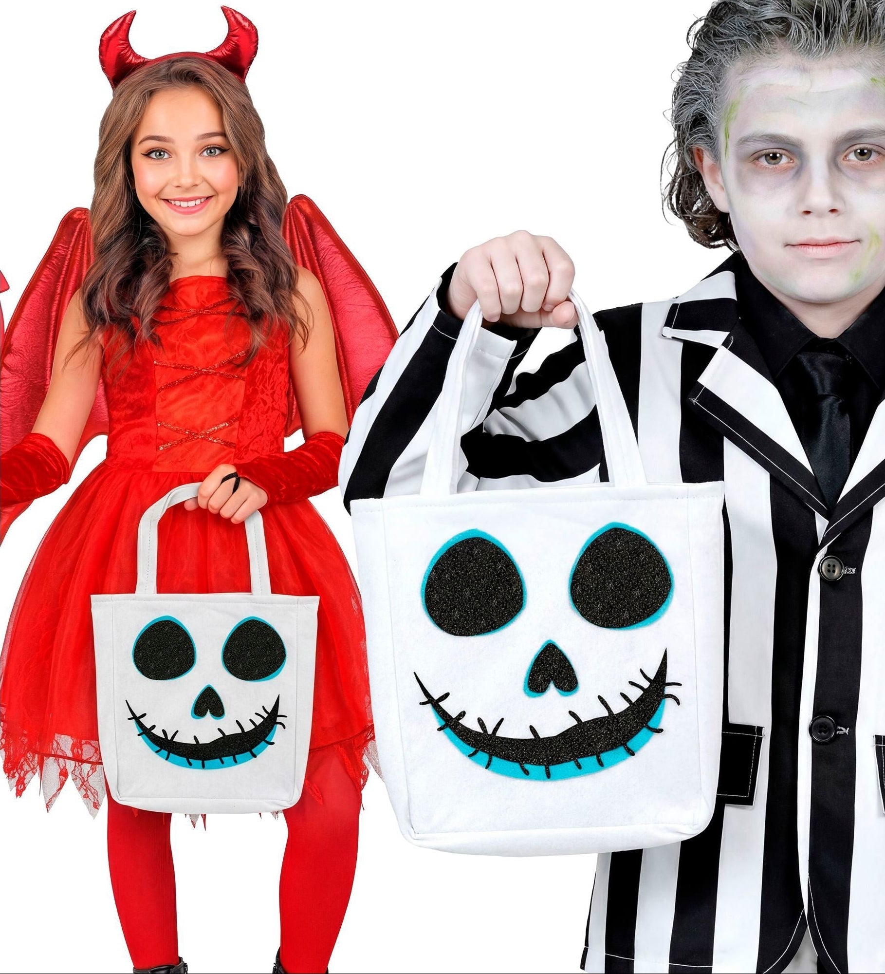 Sac Halloween "Trick or Treat" de Fantôme Enfant