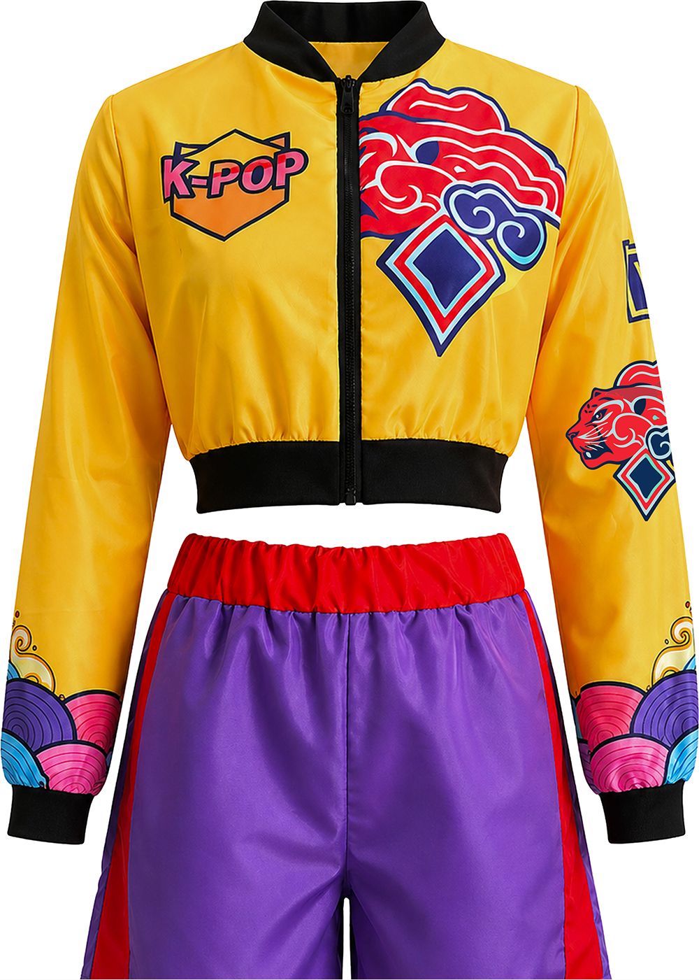 Déguisement de Rumi Basic Bomber K-pop pour Femme