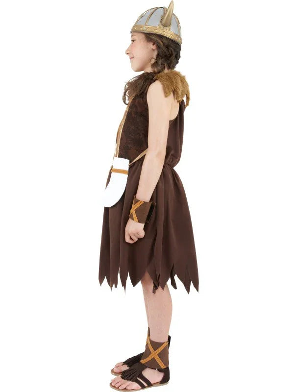 Disfraz de Vikinga para Niña INFANTILES Smiffys