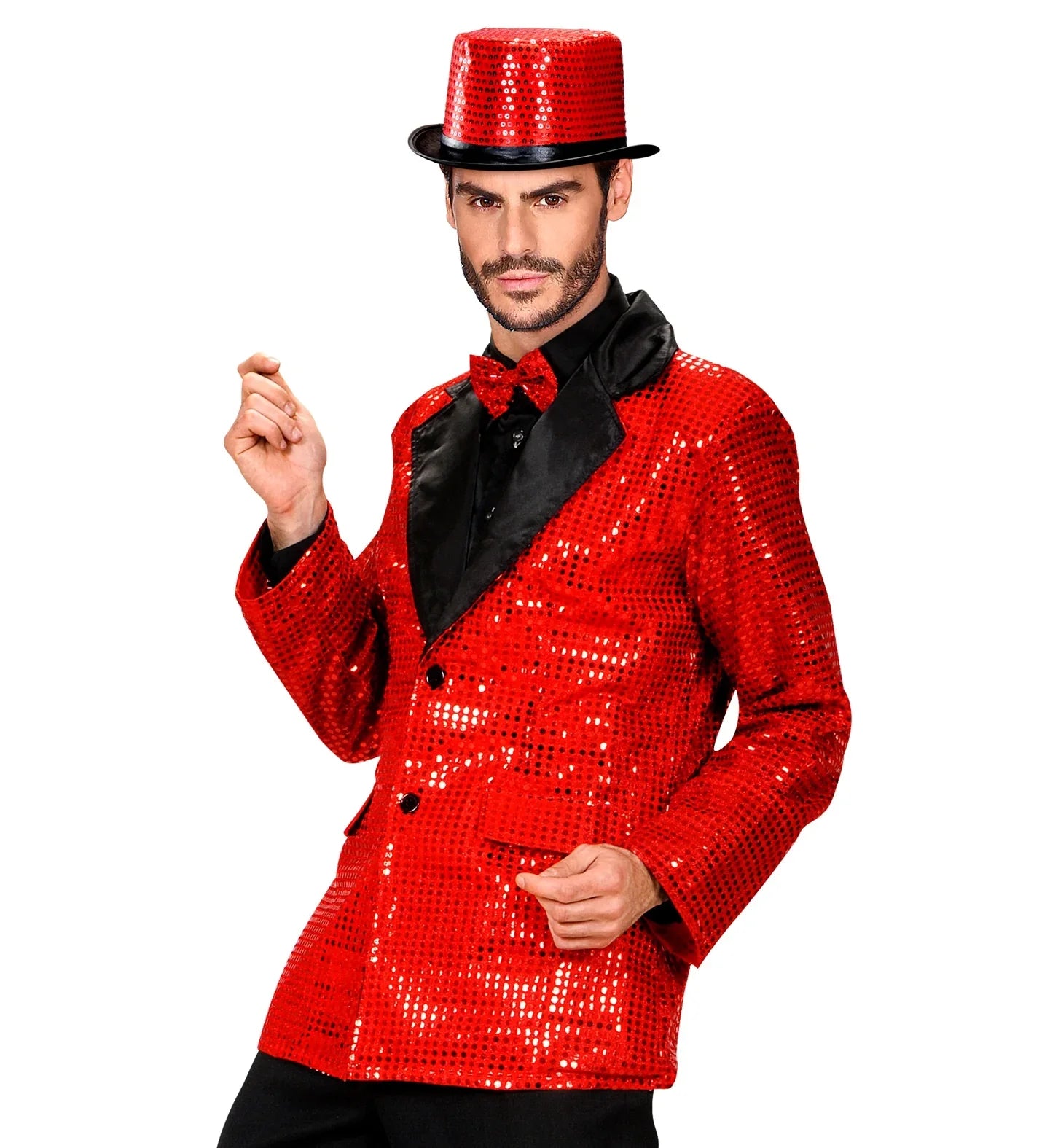 Chaqueta de Lentejuelas Rojas para Hombre COMPLEMENTOS Widmann