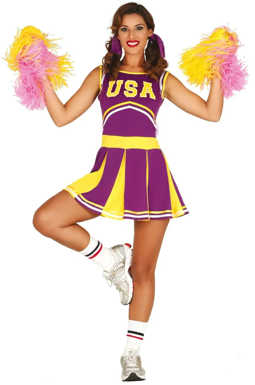 Disfraces para Grupo de Quarterback y Animadoras Deportistas y Animadoras Disfraces Simon