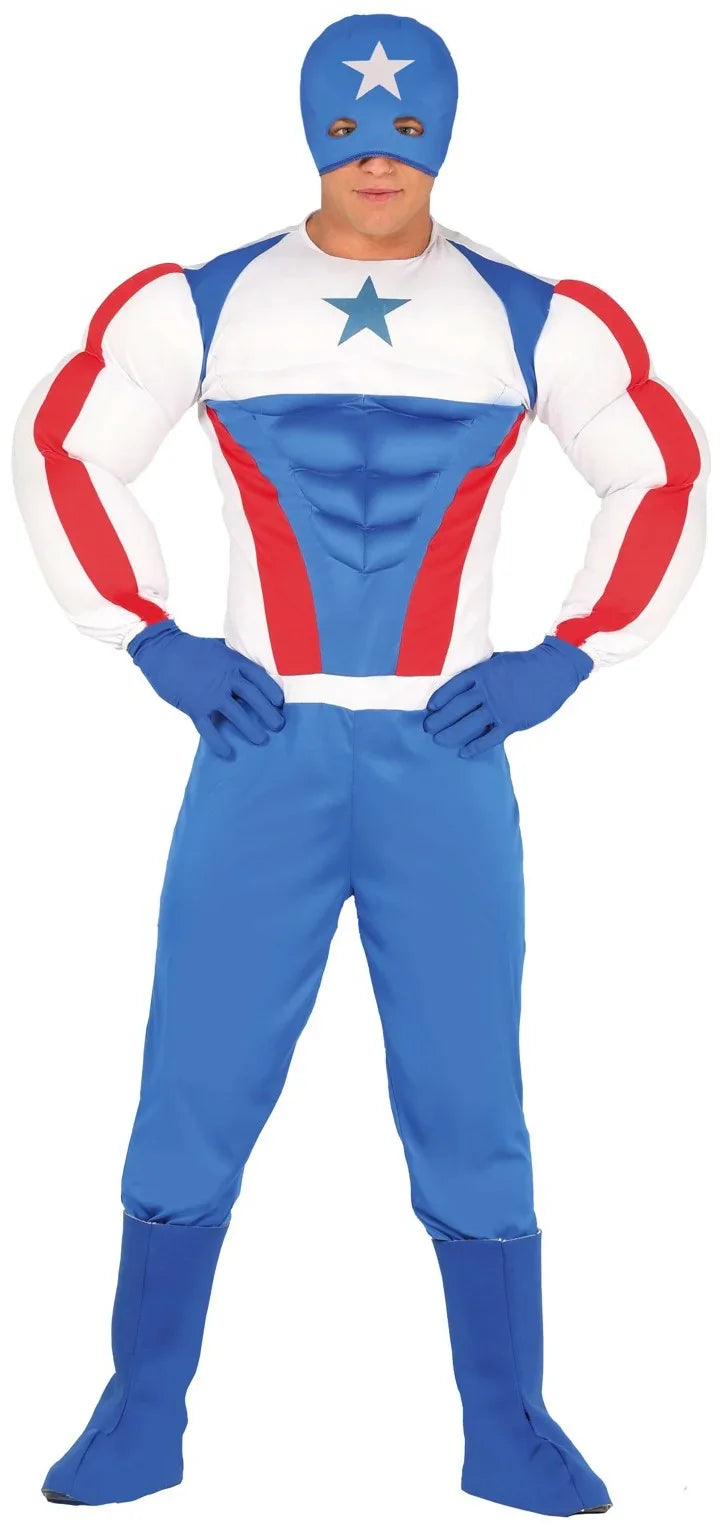 Disfraces en Pareja de Capitán Estrella Capitán América Disfraces Simon